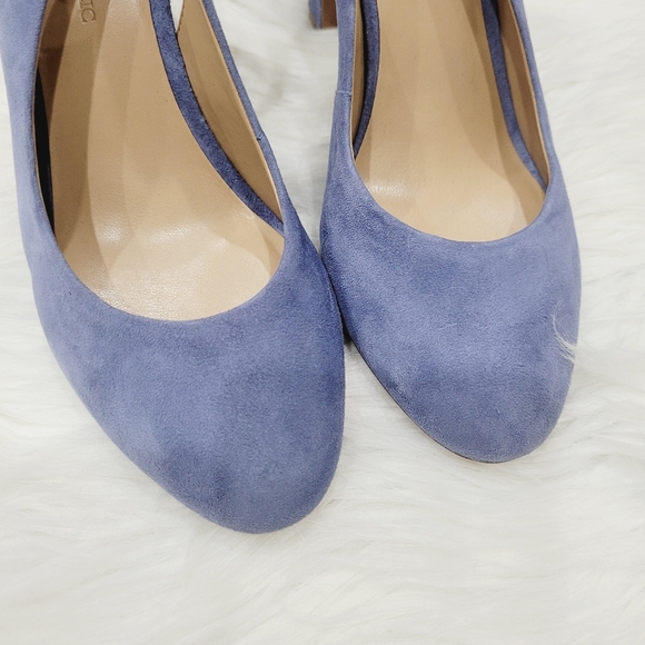 Banana Republic Cadi blue suede slingback heels 7.5 - Picture 6 of 10